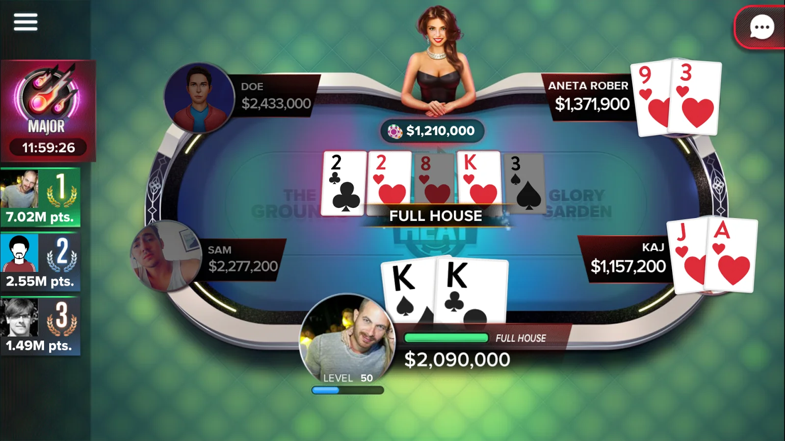 Poker preflop charts